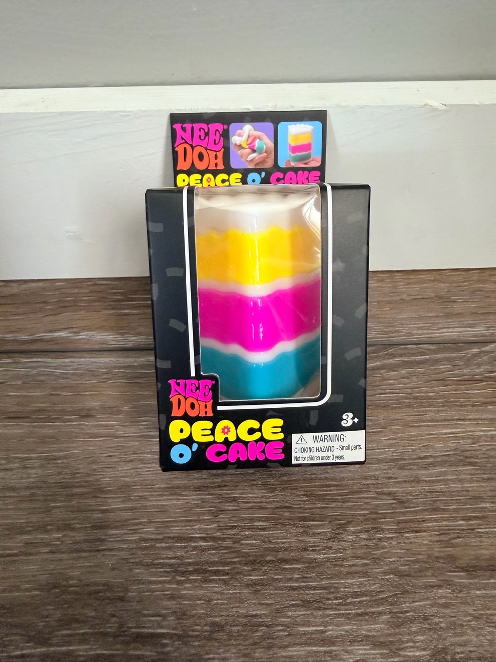 Piece O' Cake Colorful Layered Squish - White, Yellow, Pink, Blue
